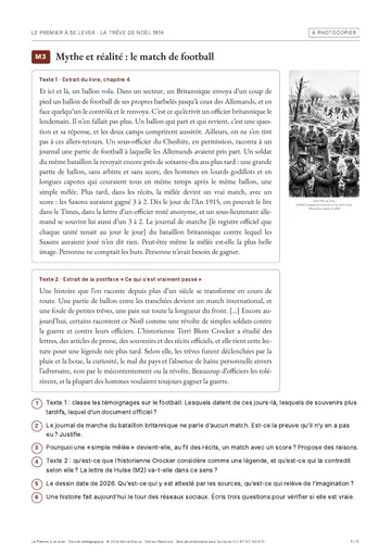 Page du dossier pédagogique : M3 · Le match de football